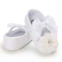 Scarpe da passeggio per neonati, con suola morbida e traspirante, scarpe da principessa versatili e carine per bambini da 0 a 1 anno, adatte per primavera e autunno