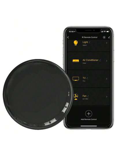 Antela TUYA WLAN Infrarot Fernbedienungscontroller Smarthome Universalfernbedienung, kompatibel mit Alexa und Assistant, Smart Life App, kein Hub erforderlich,Schwarz