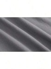 Men's Popular Cotton DIY T-Shirt Giant Mechanical Crab With Silhouetted Figures. - Grey - View 8