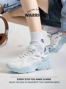 WARRIOR 回力时尚复古男士运动鞋春夏舒适跑步鞋简约风格休闲又不失时尚的运动鞋全年适用耐磨全天穿着训练运动鞋小白鞋