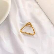 1/6pcs Metal Hair Claw/Barrette, Small Size Hair Clips Suitable For Ladies/Girls, Minimal Style Chic For Bun, Ponytail, Simple & Versatile Hair Accessories Hair Jaw Clip Hair Clamps Hair Clutch Hair Catcher Clip, Claw Clip - Gold - View 3