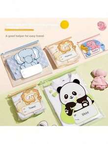 10/20 حبة أكياس سوستة الأم والطفل أكياس منطقية ملبس الروضة أكياس فرز الملابس أكياس لتخزين الملابس أكياس صنبور زيبلوك، هدية عيد الحب