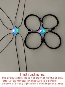 ATLVXJL Set de 8 piezas con colgante de corazón, trébol y puzle magnético que brilla en la oscuridad, juego de collar y brazalete de joyería casual, adecuado para uso diario y regalo para días festivos