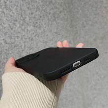 A Solid Black Phone Case Is Compatible With Iphone Models 15, 14, 13, 12, 11 Pro Max, X, XS Max, XR, 14 Plus, And 15 Plus. - Black - View 6