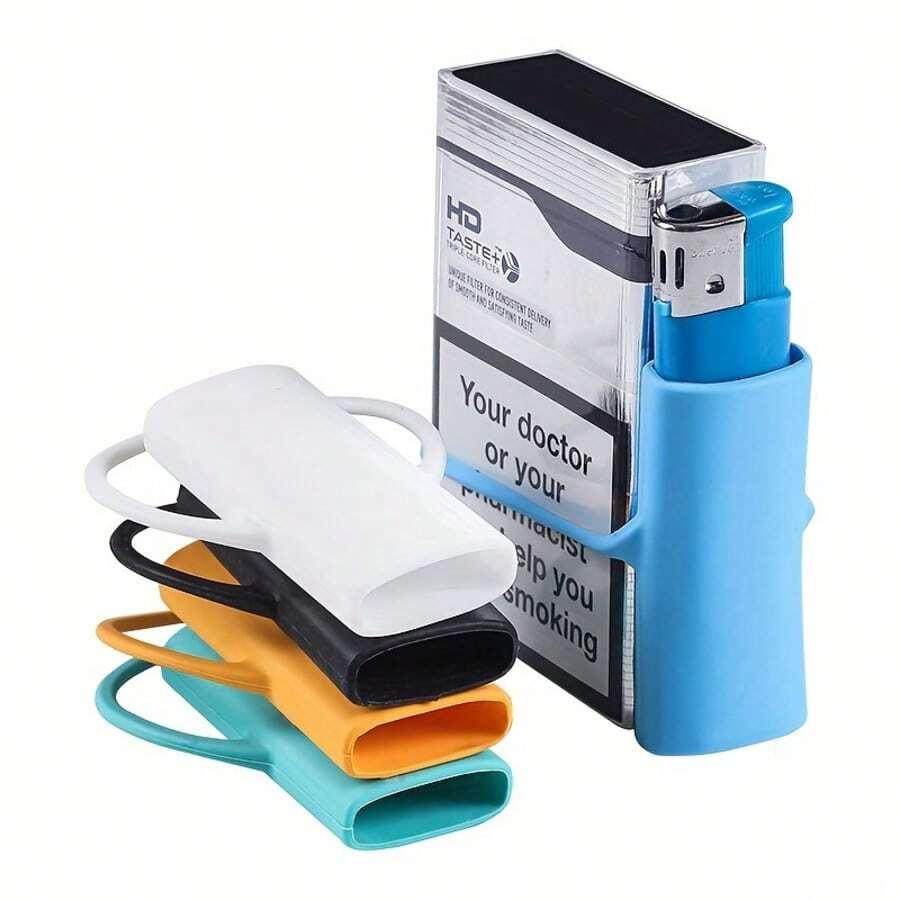 [Durable] 1pc Colorful Silicone Lighter Case - Keep Your Lighter Safe And Protected!