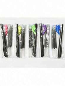 可重复使用的书写书法凹槽绘画圣诞节礼物、圣诞礼物、新年礼物字母魔法书、英文书法字母练习本，含1支笔+5个替换笔芯+1个笔架，学习用品，返校季，圣诞节礼物 - 彩色 - 查看 9