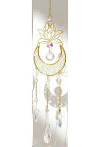 1pc Crystal Sun Catcher, Sun Catcher With Natural Raw Stones Crystal Prism Suncatcher, Rainbow Maker Pendant For Garden Yard Indoor Window Room Decor Bedroom Decor Home Decor Wall Decor