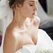 Pearl Earrings For Women 14k Gold Pearl Drop Earrings Boho Summer Earrings Bridal Gifts 5mm White Pearl Dangle Bride Wedding Guest Earrings As Statement Prom Birthday Pearl Jewelry