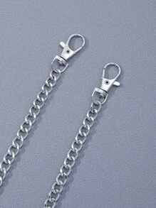1pc Men's Punk Style Simple Versatile Hollow Pants Chain