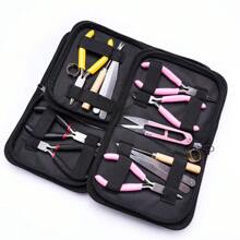5 Zoll rosa Zange, Schere & Pinzette Multifunktions DIY Schmuckwerkzeug Set
