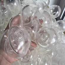 Nova bola de água de borracha TPR oca para alívio do estresse, bolas de borracha oca inquebráveis, chocalhos, acessórios para enchimento de brinquedos DIY