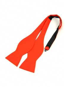 1pc Men's Polyester Solid Bow Tie, Classic Accessory For Wedding, Groom, Business Party Suit