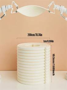 1 buc, 200 cm * 20 cm / 78,7 inci * 7,87 inci, protecție multifuncțională pentru colțuri, benzi anti-coliziune tăiabile, pot fi folosite pentru decorarea casei în sufragerie și dormitor, benzi de protecție pentru colțuri