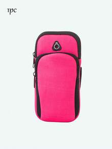 男女手机臂包运动健身户外臂套臂腰包包，6.8英寸通用跑步运动臂带户外健身房跑步臂带手机包保护套支架，适用于各种手机运动臂带包 - 黑色 - 查看 10