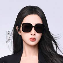 Bolon Sommer-Cateye-Sonnenbrille für Damen, quadratischer Metallrahmen, polarisierte Sonnenbrille, Blendschutz für das Autofahren im Freien, lässt Ihr Gesicht schlanker und kleiner aussehen, gleiche Sonnenbrillen-Accessoires wie Prominente BL5091
