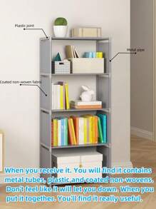 1pc Closet, Portable Closet Organizer, Space Saving, Multi-Functional, Modular Cube Bookshelf, Wardrobe, Independent Display, Easy To Assemble, Disassemble And Move, Suitable For Home, Office, Dorm, Bedroom, Living Room, Study, Great Gift For Holiday, Christmas, Kids