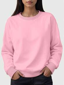Women Sweatshirts - Hồng - Xem 1