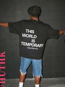 Couples, Gifts, Men's Tops, Women's Tops Fashionable Pattern Men's T-Shirts, Large Size T-Shirts, Cotton, Skin-Friendly And Comfortable, Suitable For Sports And Going Out, Suitable For Home, Can Be Used As Several Pieces Of Clothing, American Retro Street Style, Suitable For Summer, Gifts For People, Holiday Gifts