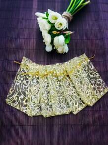 25/50/100PCS Eyelash Gauze Bags, Gift Packaging Bags, Gift Bags, Home And Daily Necessities, Festival And Party Supplies, Wedding Supplies, Gift Decoration Packaging, Nylon Bags, Jewelry And Accessory Packaging, Gift Hanging Bags, Beauty Bags, Skin Care Bags,