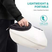 Nekteck Shiatsu Foot Massager Machine With Soothing Heat, Deep Kneading Therapy, Air Compression(Gray) - 米色 - 查看 2