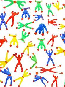 5/10/20/30/50pcs Funny Sticky Rolling Men Sticky Stretchy Wall Climbing Man Party Favor Tricky Novelty Toys Party Supplies