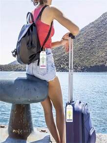 10 pièces Étiquette de bagage pour les essentiels de croisière, porte-étiquette de bagage de croisière, étiquettes de bagage de croisière transparentes pour toutes les compagnies de croisière. Essentiels de voyage, pour sac à dos de voyage, bagage, valise, fournitures scolaires, vacances, camping, accessoires de valise (19 cm * 9 cm)