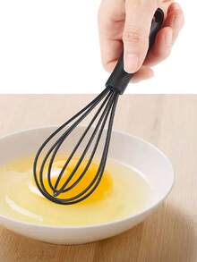 1pc/4pcs Mini Silicone Whisk - Ideal For Adults - Great For Mixing, Whipping, Stirring And Blending - Essential Baking Tool And Kitchen Gadget - Back To School Supplies - Suitable For Chocolate, Eggs, Cream, Butter - Multicolor - View 8