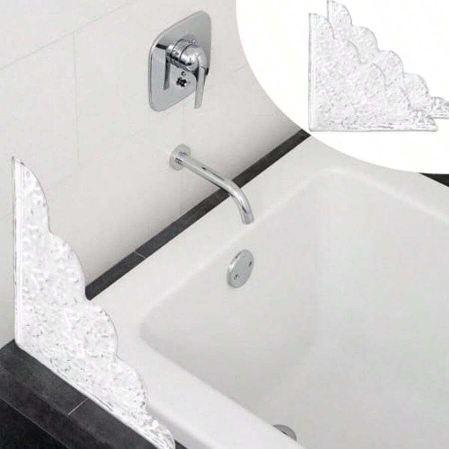 SKKRERemovable Shower Splash Guard For Bathtub 2Pack Shower Water Splash Guard Bathtub Splash Guard Shower Guards To Keep Water In Shower Bath Tub Splash Guard For Walk In Shower SelfAdhesive Waterproof2f2f - as pic - View 1