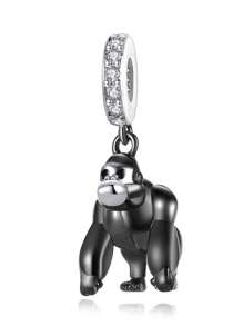 STYFNE 1 Set de Colgantes Conmemorativos de Ceremonia de Graduación: Colgante de Gorila, Colgante de Bulldog, Colgante de Calavera, Suministros de Pulsera con Cuentas para Hacer Joyería DIY, Pequeños Regalos Diarios Hechos a Mano para Mujeres