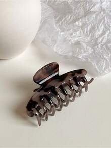 1 szt./3 szt. Spinki do włosów w stylu vintage, modne, geometryczne, wklęsłe spinki z nadrukiem w panterkę dla kobiet, duży rozmiar, odpowiednie do prysznica/mycia włosów, modne akcesoria do włosów, eleganckie spinki do włosów, jesienno-zimowe, na wakacje, damskie - Wielokolorowe - Zobacz 5