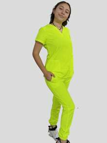 SLIM JOGGER CONJUNTO MEDICO - Amarillo - Ver 1
