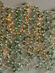 1/5 Stücke 240cm künstliche Rosengirlande DIY Gartenpflanzen Seidenblumen Faux Gefälschte Rosengirlande Hochzeit Outdoor Hängende Blumen Efeu Dekoration Zuhause Schlafzimmer, Wohnzimmer, Badezimmer, Wanddekoration Material Outdoor Garten Geburtstags Party Valentinstag Dekoration