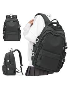 Mochila leve para laptop e viagem escolar, mochila universitária fofa e durável, mochila casual para meninos e meninas, mochila portátil de grande capacidade para atividades ao ar livre, viagens, caminhadas e escola. Versões novas e antigas são enviadas aleatoriamente.