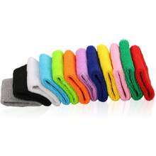 10 Pairs Sports Wristbands, Wrist Sweatbands For Men & Women, Stretchy & Sweat Absorbing Cotton Terry,Perfect For Basketball, Football, Tennis, Soccer, Running & Working Out