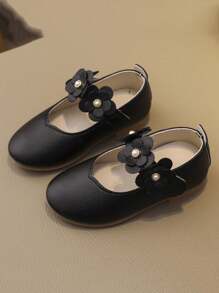 1 Pair Girls Slip-On Flats, Non-Slip Wear-Resistant, Spring & Summer