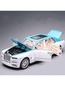 1pc 2025 New High-Quality Premium Diecast Car Model, Sound & Light Alloy Car, Toy For Boys/Girls, Birthday/Halloween/Christmas/Holiday/Perfect Gift - Multicolor - View 8