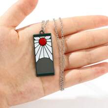 bandai Best-Selling Demon Slayer Pendant Kamado Tanjirou Necklace Boy Anime Cosplay Jewelry Pendant Decoration