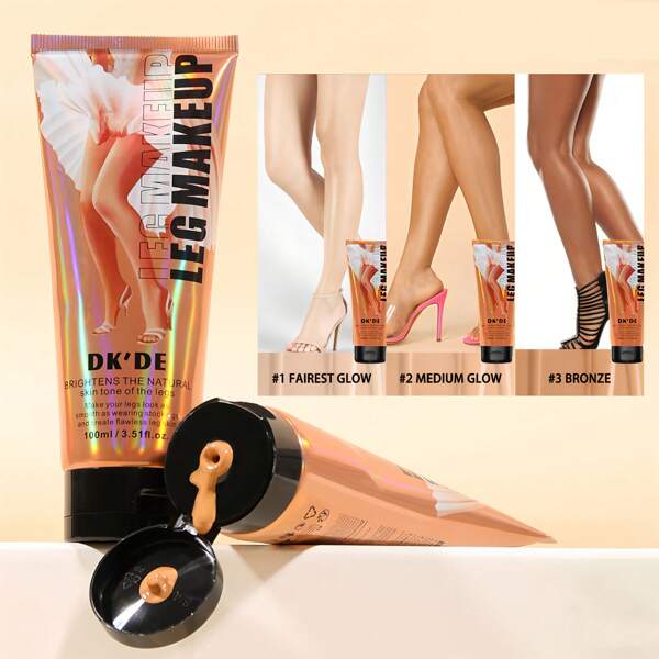 Leg Makeup Waterproof, Smooth Legs,Enhance Leg Gloss, Effectively Cover The Scars Of Legs And Body, Flawless Looking Legs, Long-Term Body Foundation Make-Up Uniform Skin Skin Beauty Leg Cream
