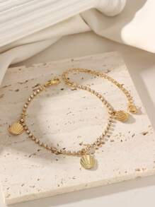 1pc Luxurious Niche Design High-Quality Versatile Friendship Lucky Rainbow Candy Dopamine Bracelet, Random Crystal Color