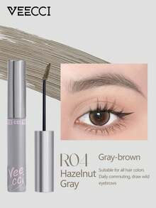 VEECCI 纱雾定色眉膏 百搭眉笔 自然持久防水防汗不脱色眉笔 - RO4 Hazelnut Gray - 查看 1