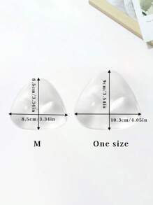 2pcs Women Invisible Padding Magic Bra Inserts Bra, Bikini Breast Petals, Thickened Chest Pad Insert,Breast Push Up Pads, Swimsuit Silicone Bra Pad, Waterproof Pad, Daily Wear