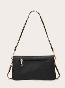 zijinling Fashion High-End Women Armpit Chain Mini Square Shoulder Crossbody Bag