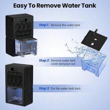 Dehumidifiers For Home 95 OZ Water Tank With AutoOff 1000 Sq.Ft Sleep Mode Portable Dehumidifier For Basement Bathroom Home RV Closet Room 7 Colors LED LightBlack - Black - View 8