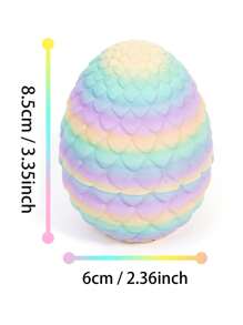 1 Pieza Huevo sorpresa de dragón impreso en 3D, huevo de dragón con dragón impreso en 3D, juguete de escritorio de dragón ejecutivo, rellenos decorativos para huevos de Pascua, regalos, decoración del hogar, juguetes antiestrés, juguetes sensoriales para adultos, Pascua, juguetes, juguetes antiestrés, juguetes sensoriales