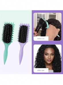 新款卷发刷，2024最新款野猪鬃毛造型刷，卷发刷，适合所有造型和所有女性的卷发