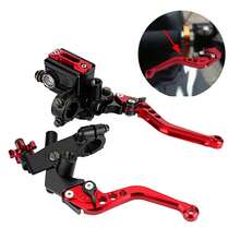 Universal Motorcycle Clutch And Brake Levers 22cm - Red - View 5