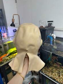 Máscara de cabeza completa con arrugas para hombre y mujer mayor, máscara facial de diablo para abuelo o abuela, suministros novedosos para fiestas de cosplay