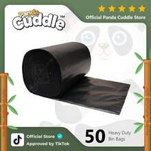 Bin Liners Black Refuse Sacks Heavy Duty Bin Liner Bags Thick Study - 150 Heavy Duty Bin Bags - View 1