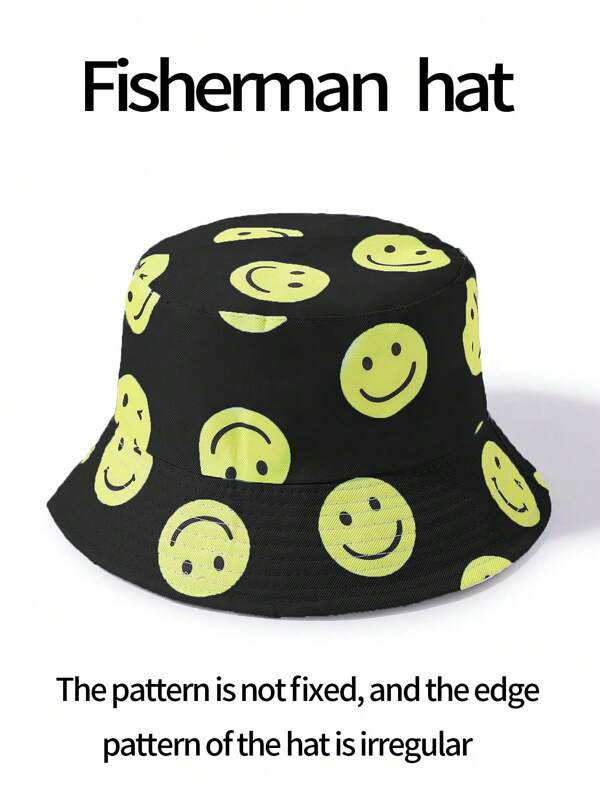 1 Peça Chapéu Balde Feminino com Design de Frutas, Moda e Versátil, Adequado para Uso Externo na Primavera/Verão, Proteção Solar, Uso Diário Fofo