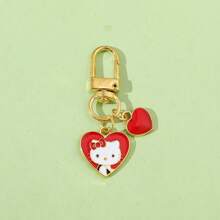 Sanrio Sanrio 1PC/5PCS Hello Kitty Keychains, Cute Cartoon Keychains, Party Gifts, Bag Pendants, Clothing Decoration Pendants For Daily Wear And Gifts